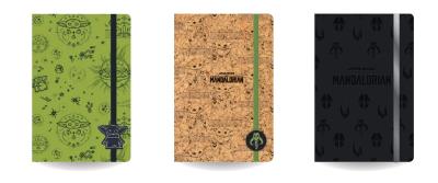 Opakowanie DISNEY FASHION - NOTES A5 / 80 K. LINIA Z GUMKĄ 3 SZT. MIX / MANDALORIAN /3/