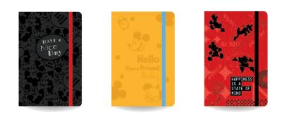 Opakowanie DISNEY FASHION - NOTES A5 / 80 K. LINIA Z GUMKĄ 3 SZT. MIX /MICKEY MOUSE /3/