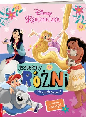 Okładka książki Disney księżniczka Jesteśmy różni TEA-9101