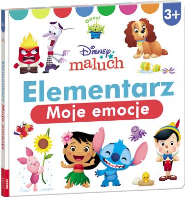 Okładka książki Disney maluch Elementarz Emocje HOPE-9207