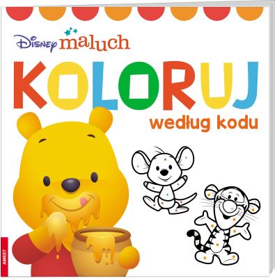 Okładka książki Disney Maluch. Koloruj według kodu