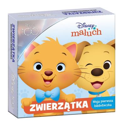 Okładka książki Disney Maluch Zwierzątka Moja pierwsza biblioteczka.