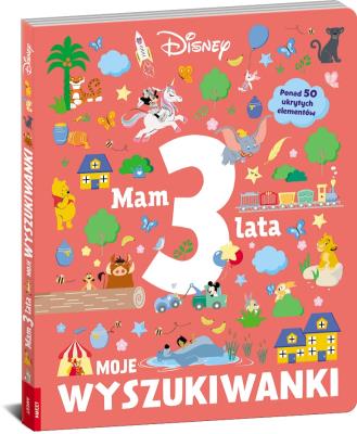 Okładka książki Disney Moje Wyszukiwanki mam 3 lata SFM-9101
