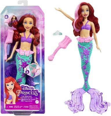 Disney Princess. Lalka Arielka zmiana koloru HLW00. Wydawca: Mattel. SmakLiter.pl Opakowanie Disney Princess. Lalka Arielka zmiana koloru HLW00