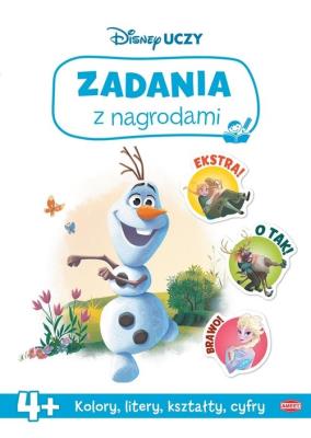 Okładka książki Disney Uczy. Kraina lodu. Zadania z nagrodami
