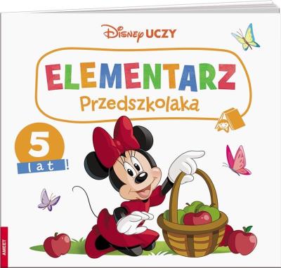 Okładka książki Disney uczy Minnie Elementarz przedszkolaka 5 lat UEP-9307