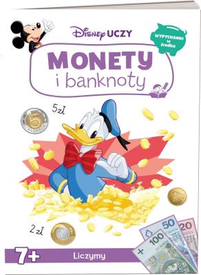 Okładka książki Disney Uczy. Monety i banknoty. Miki