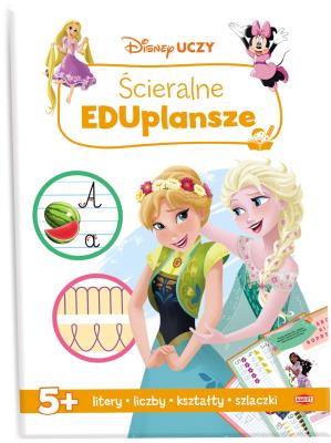 Okładka książki Disney Uczy Ścieralne EDUplansze UMA-9302