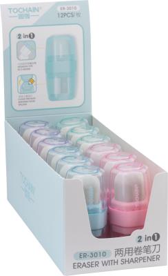 Opakowanie Display Gumko temperówka pojedyncza graniastosłup 12 szt.