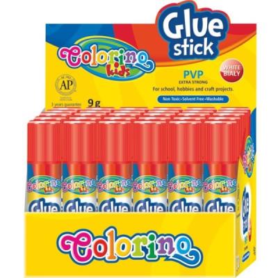 Display Klej w sztyfcie PVP Colorino 40g 12 szt.. Wydawca: Patio. SmakLiter.pl Opakowanie Display Klej w sztyfcie PVP Colorino 40g 12 szt.