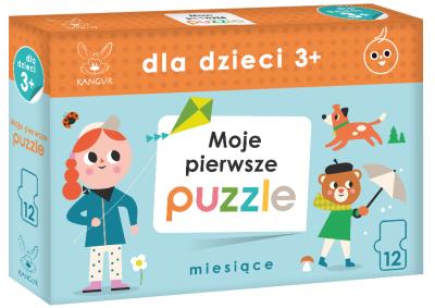 Opakowanie Dla Dzieci 3+ Moje pierwsze Puzzle. Miesiące