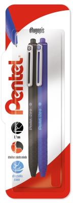 Opakowanie Długopis 0,7 mm BX467, czarny i niebieski blister