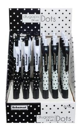 Opakowanie Długopis 0,7mm Dots (24szt)