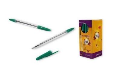 Opakowanie Długopis 007 zielony op.50 szt