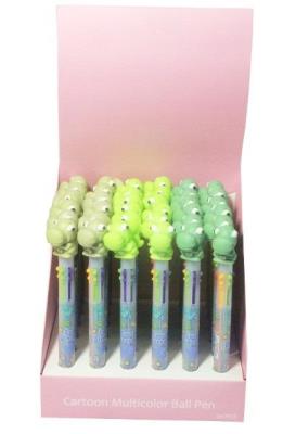 Opakowanie Długopis 6 kolorów Dinozaur MIX