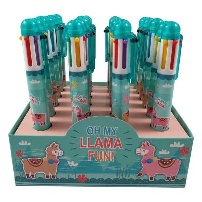 Opakowanie Długopis 6 kolorów w jednym Lama (24szt)