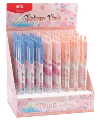 Opakowanie Długopis automatyczny Sakura Spring niebieski MG display 40 szt.
