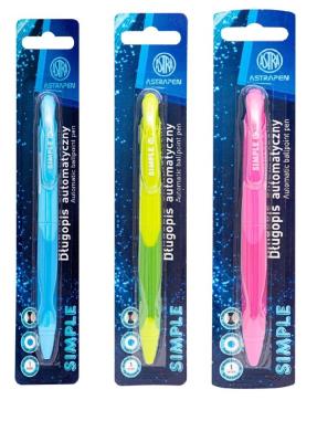 Opakowanie Długopis automatyczny Simple 1mm ASTRA