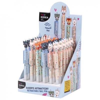 Opakowanie Długopis automatyczny z figurką E (36szt) KIDEA