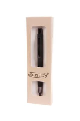Długopis City czarny w etui. Wydawca: CRESCO. SmakLiter.pl Opakowanie Długopis City czarny w etui
