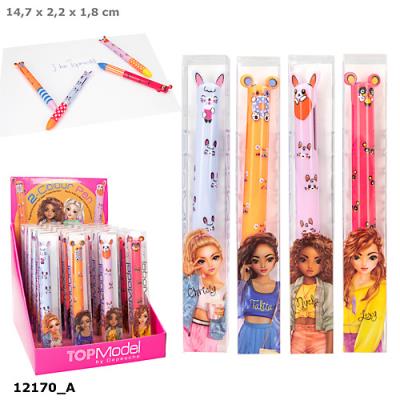 Opakowanie Długopis dwukolorowy z uszkami Top Model 1 szt mix 12170A