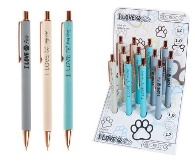 Długopis I Love Pets (12szt). Wydawca: CRESCO. SmakLiter.pl Opakowanie Długopis I Love Pets (12szt)