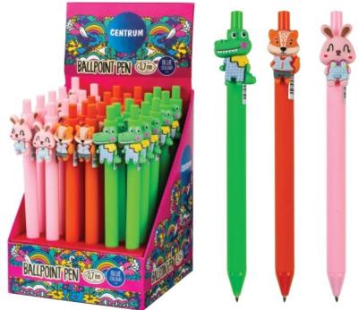 Opakowanie Długopis kulkowy Zwierzątka niebieski (36szt)