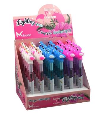 Opakowanie Długopis led świecący Flaming 3 kolory (36szt)