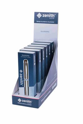 Opakowanie Długopis metalowy Zenith 60 Silver w etui 1szt.