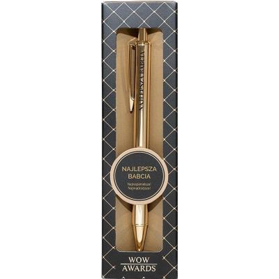 Opakowanie Długopis prezentowy z napisem Najlepsza Babcia