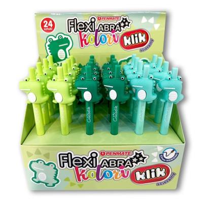 Opakowanie Długopis ścieralny Flexi Abra Crocodil (24szt)
