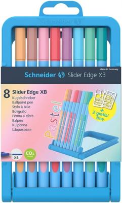 Opakowanie Długopis Slider Edge Pastel XB w etui 8 kolorów