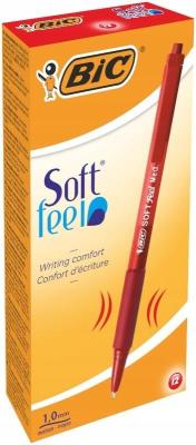 Opakowanie Długopis Soft Feel czerwony (12szt) BIC