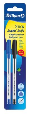 Długopis stick super soft Pelikan 2 szt. .. Wydawca: Pelikan. SmakLiter.pl Opakowanie Długopis stick super soft Pelikan 2 szt. .