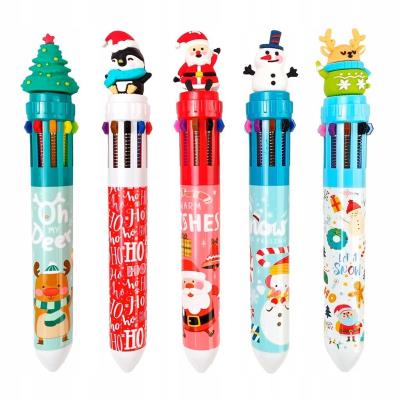 Długopis świąteczny 10 kolorów postaci mix. Wydawca: incood.. SmakLiter.pl Opakowanie Długopis świąteczny 10 kolorów postaci mix