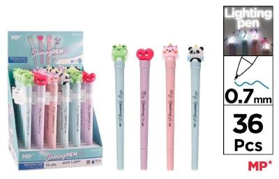 Opakowanie Długopis świecący Zwierzątka (30szt)