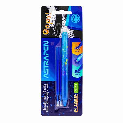 Długopis wymazywalny 0,5mm + 2 wkłady Classic. Wydawca: ASTRA papiernicze. SmakLiter.pl Opakowanie Długopis wymazywalny 0,5mm + 2 wkłady Classic