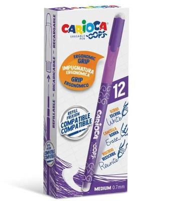 Opakowanie Długopis wymazywalny Oops fioletowy (12szt)