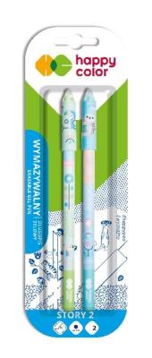 Opakowanie Długopis wymazywalny Story 2 0,5mm 2szt niebieski