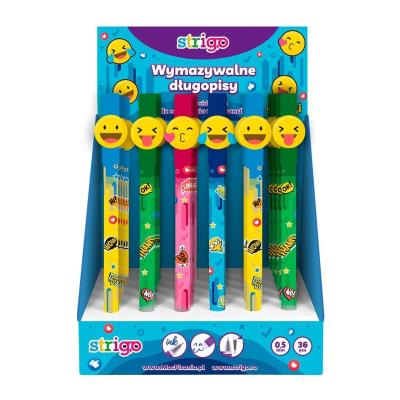 Opakowanie Długopis wymazywalny ze skuwką Emotki (36szt)