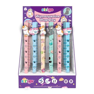 Opakowanie Długopis wymazywalny ze skuwką Kociaki (36szt)