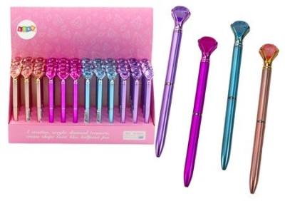 Opakowanie Długopis z diamentem w macie 0,7mm nieb. (48szt)