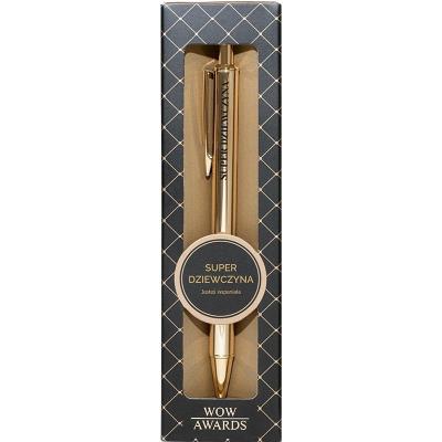 Opakowanie Długopis z grawerem Super dziewczyna