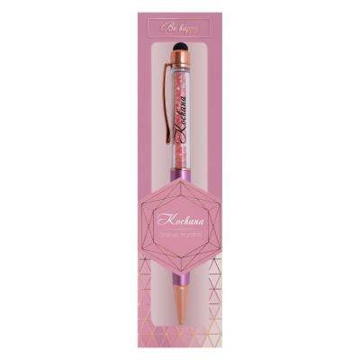 Opakowanie Długopis z kryształkami Kochana