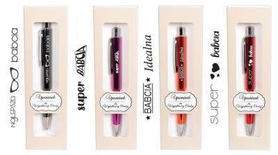 Opakowanie Długopis z nadrukiem dla babci w etui GB mix