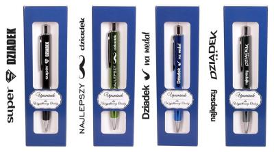 Opakowanie Długopis z nadrukiem dla dziadka w etui GB mix