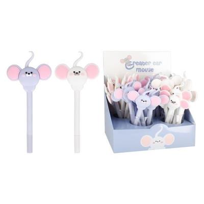 Opakowanie Długopis z zatyczką Mouse niebieski (36szt)