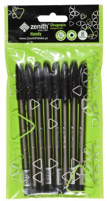 Opakowanie Długopis ze skuwką Zenith Handy 0,7mm czarny 8szt.