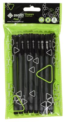 Długopis ze skuwką Zenith Pixel 0,5mm czarny 8szt.. Wydawca: ASTRA art-pap. SmakLiter.pl Opakowanie Długopis ze skuwką Zenith Pixel 0,5mm czarny 8szt.