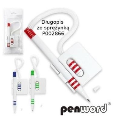 Opakowanie Długopis ze sprężynką MIX